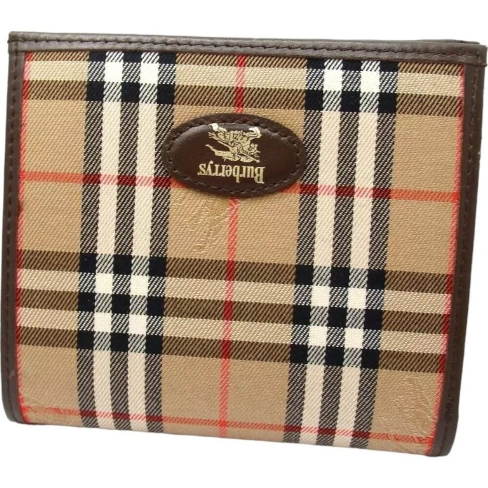 721167AM (V2) Burberry Wallet Brown PVC